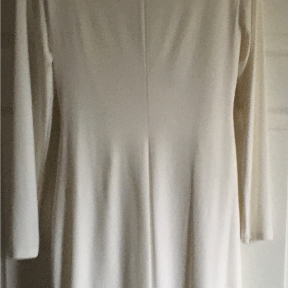 American Living Knee Length Dress in Winter White Size 10 - Picture 2 of 5